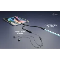 Adapter i-tec USB-C Cable Splitter Audio/Data + Power Delivery 100W C31DUALSPLITTERCBLPD, USB-C 2.0, Czarny | Sklep ITnes.pl, IT for BUSINESS