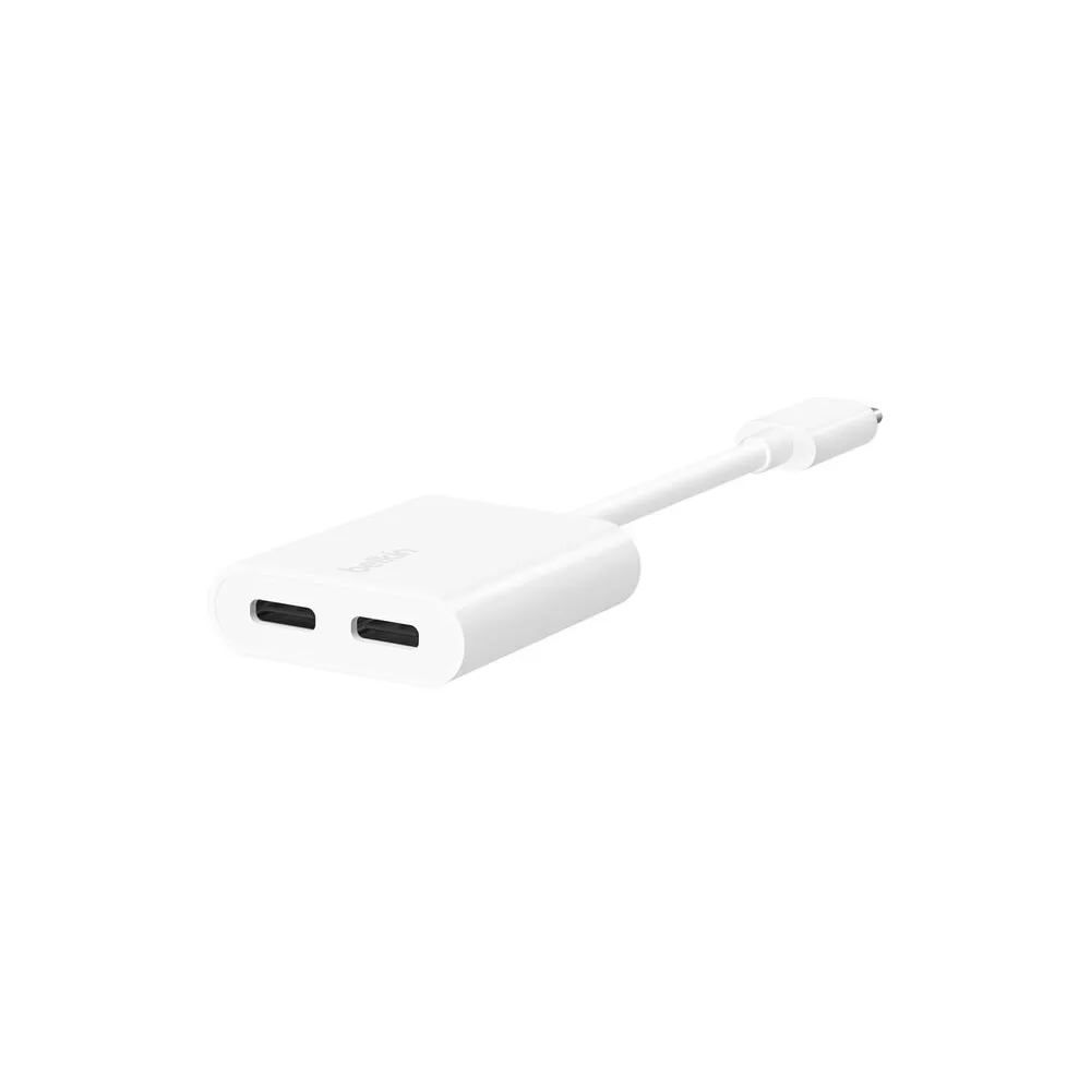 Adapter Belkin RockStar USB-C Audio Charge Adapter F7U081BTWH | Sklep ITnes.pl, IT for BUSINESS