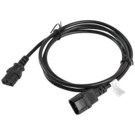 Przedłużacz kabla zasilania Lanberg CA-C13E-11CC-0050-BK, kolor czarny, 5m | Sklep ITnes.pl, IT for BUSINESS