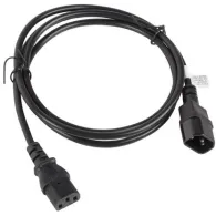 Przedłużacz kabla zasilania Lanberg CA-C13E-11CC-0050-BK, kolor czarny, 5m | Sklep ITnes.pl, IT for BUSINESS
