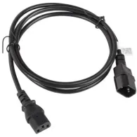 Przedłużacz kabla zasilania Lanberg CA-C13E-11CC-0030-BK, kolor czarny, 3m | Sklep ITnes.pl, IT for BUSINESS