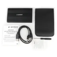 Obudowa na dysk Gembird USB 2.0 SATA 6G 2.5 HDD/SSD EE2-U3S-5-S - Czarna