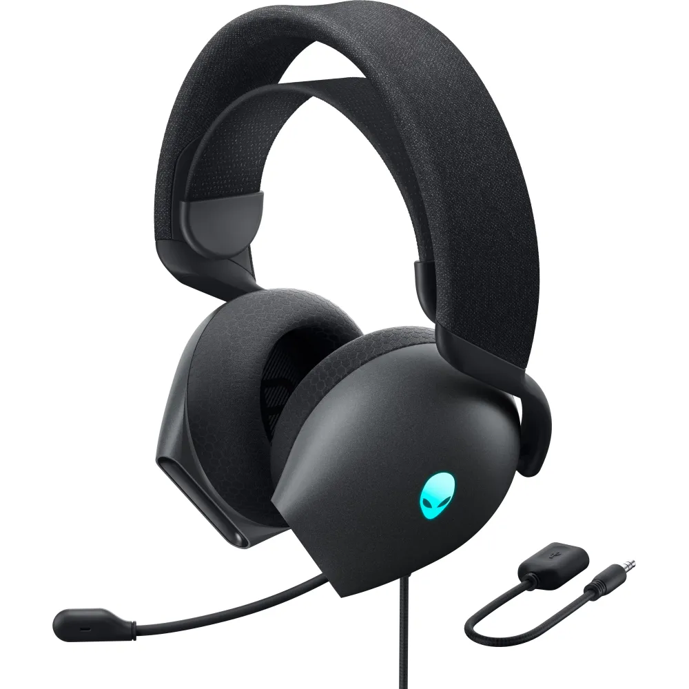 Zestaw słuchawkowy Dell Alienware Wired Gaming Headset AW520H 545-BBFH - Czarne