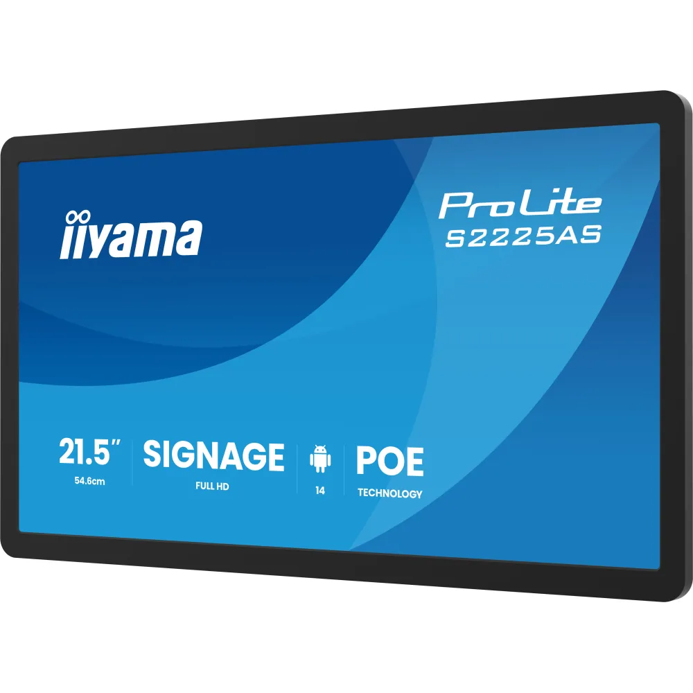 Monitor iiyama ProLite S2225AS-B1P - 21,5"/1920x1080 (Full HD)/IPS/14 ms/USB-C/Czarny - zdjęcie