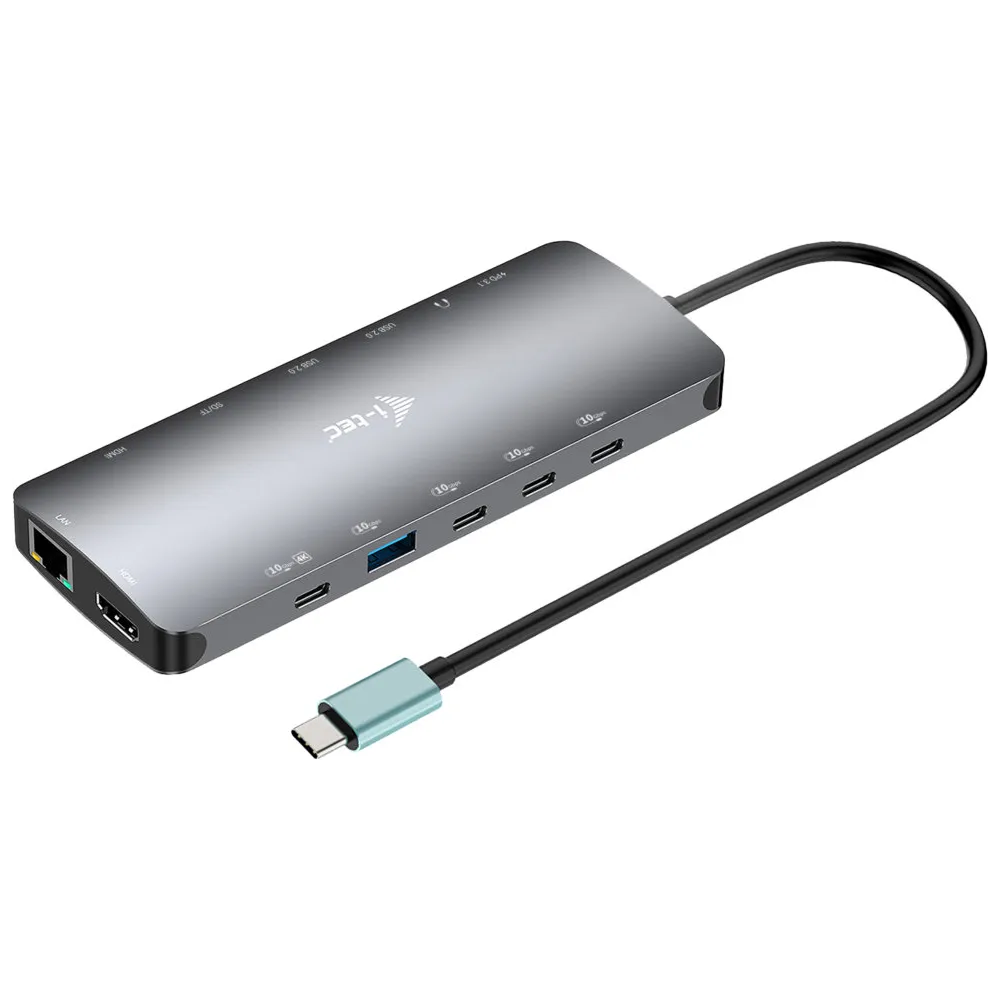 Stacja dokująca i-tec USB-C Metal Nano 3x Display Dock C31NANOTRIPLEDOCKPD - Power Delivery 140W