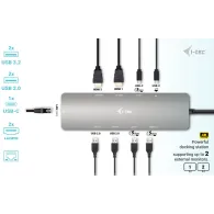 Stacja dokująca i-tec USB-C Metal Nano 2x Display Docking Station with PD 100 W C31NANOHDM2D100 - Zasilacz 100W