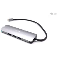 Stacja dokująca i-tec USB-C Metal Nano Docking Station 4K HDMI LAN with Power Delivery 100W C31NANOLANPD100 - Zasilacz 100W