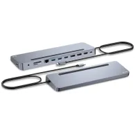 Stacja dokująca i-tec USB-C Metal Ergonomic 3x 4K Display Docking Station C31FLAT2PDPRO - Power Delivery 100 W