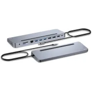Stacja dokująca i-tec USB-C Metal Ergonomic 3x 4K Display Docking Station C31FLAT2PDPRO - Power Delivery 100 W
