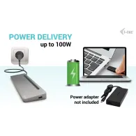 Stacja dokująca i-tec USB-C Metal Ergonomic 3x 4K Display Docking Station C31FLAT2PDPRO - Power Delivery 100 W