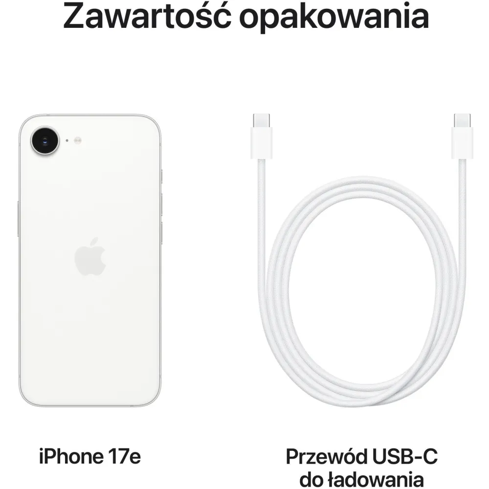Zdjęcie urządzenia Smartfon Apple iPhone 17e MHU04HX/A
