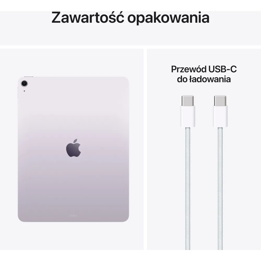 Tablet Apple iPad Air 13 M4 (2026) MH5X4HC/A - Apple M4/13" 2732x2048/256GB/RAM 12GB/Fioletowy/Kamera 12+12Mpix/iPadOS/1 rok CI