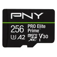 Karta pamięci PNY PRO Elite Prime 256GB P-SDU256V32200PEP-GE - Adapter SD, UHS-I, Class 10, U3, V30