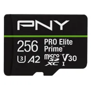 Karta pamięci PNY PRO Elite Prime 256GB P-SDU256V32200PEP-GE - Adapter SD, UHS-I, Class 10, U3, V30