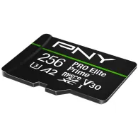 Karta pamięci PNY PRO Elite Prime 256GB P-SDU256V32200PEP-GE - Adapter SD, UHS-I, Class 10, U3, V30