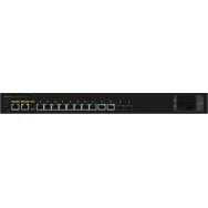 Switch zarządzalny NETGEAR AV M4250-10G2F-PoE+ GSM4212P-100EUS - Gigabit Ethernet (10/100/1000), PoE, Rack mounting, 1U