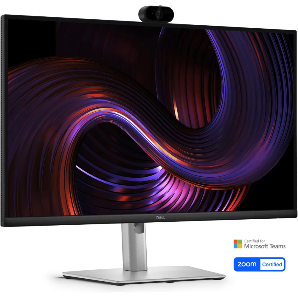 Zdjęcie produktu Monitor Dell Pro P 27 z koncentratorem USB-C i kamerą P2726DEV 210-BVHV - 27"/2560x1440 (QHD)/100Hz/IPS/8 ms/pivot/kamera/Czarno-srebrny