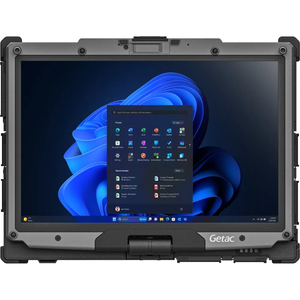 Laptop Getac V120 G1 V120-16GB-BASIC_VV116PESBDBX - Core Ultra 5 225H/12,2" 1900x1200 MT/RAM 16GB/SSD 256GB/Windows 11 Pro/3CI - zdjęcie