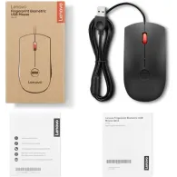 Mysz Lenovo Fingerprint Biometric USB Mouse Gen3 4Y51S24029, 2000 DPI, Czarna | Sklep ITnes.pl, IT for BUSINESS