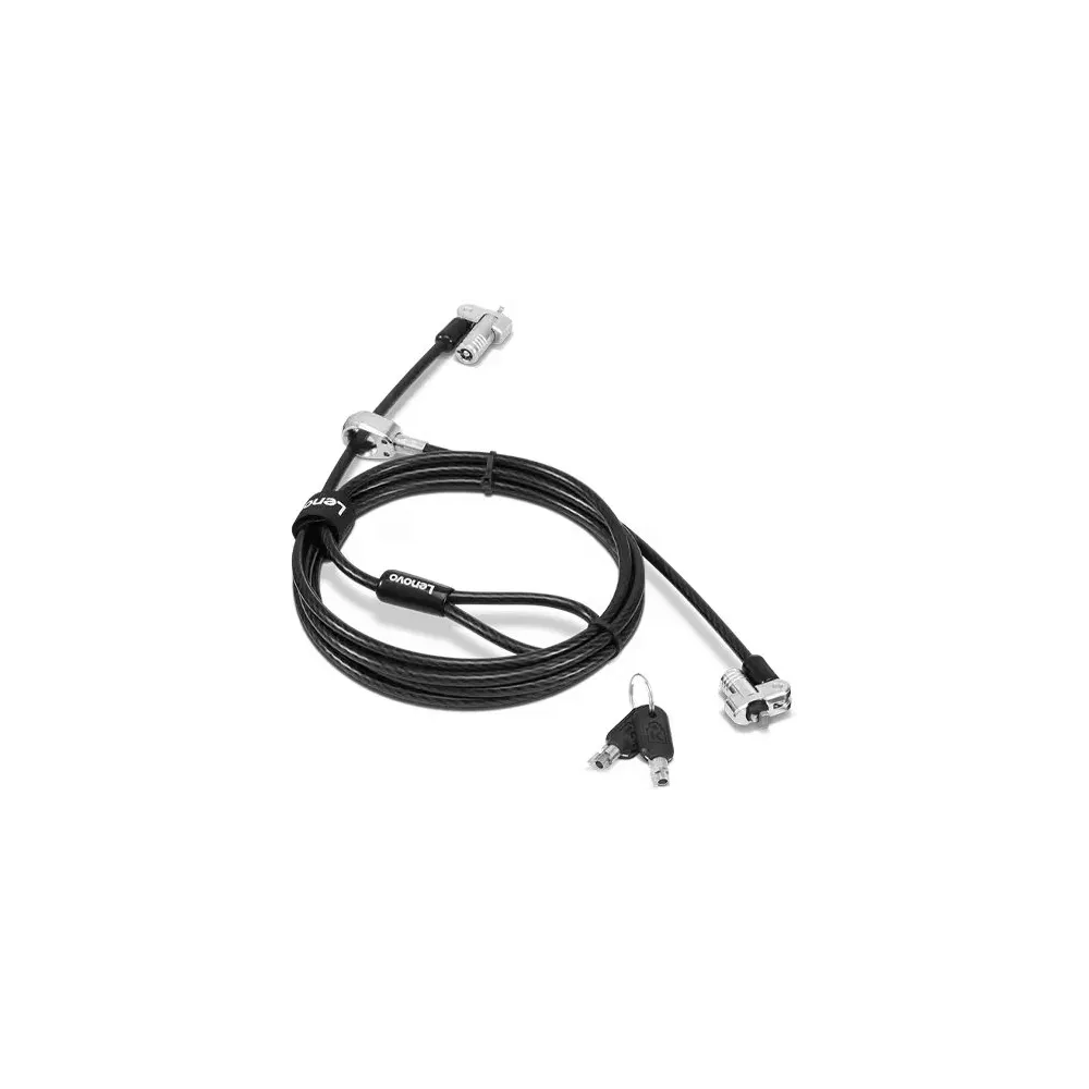 Linka zabezpieczająca Lenovo Kensington NanoSaver Twin Head Nano/MS 2.0 Cable Lock from Lenovo 4XE1B81919 - 2,4m