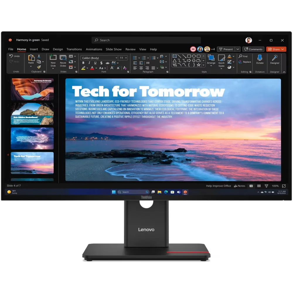 Monitor Lenovo ThinkVision T27QD-40 64AAGAR2EU - zdjęcie poglądowe 8