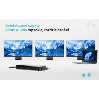 Adapter i-tec USB-C Triple 4K HDMI Video Adapter C31TRIPLE4KHDMIPD, 3x HDMI, 1x USB-C PD 100W, Czarny | Sklep ITnes.pl, IT for BUSINESS