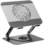 Podstawka chłodząca pod laptopa regulowana 360° Unitek OT1098AGY01 - 8"- 17,3", Aluminium