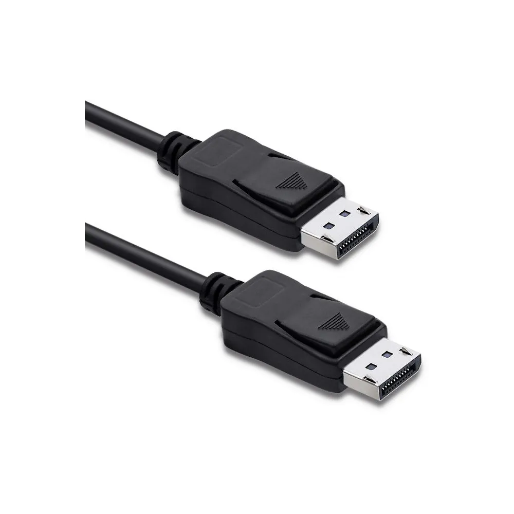 Kabel Qoltec DisplayPort 50587, 2 m, DP 1.4, HBR3, 8K 30Hz, Czarny | Sklep ITnes.pl, IT for BUSINESS