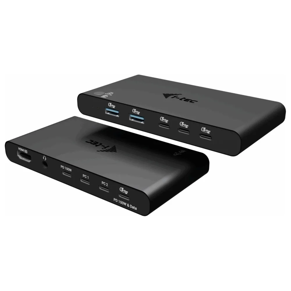 Stacja dokująca i-tec KVM Docking Station HDMI for 2 hosts C31KVMHDMIDOCKPD - PD 2x 100W