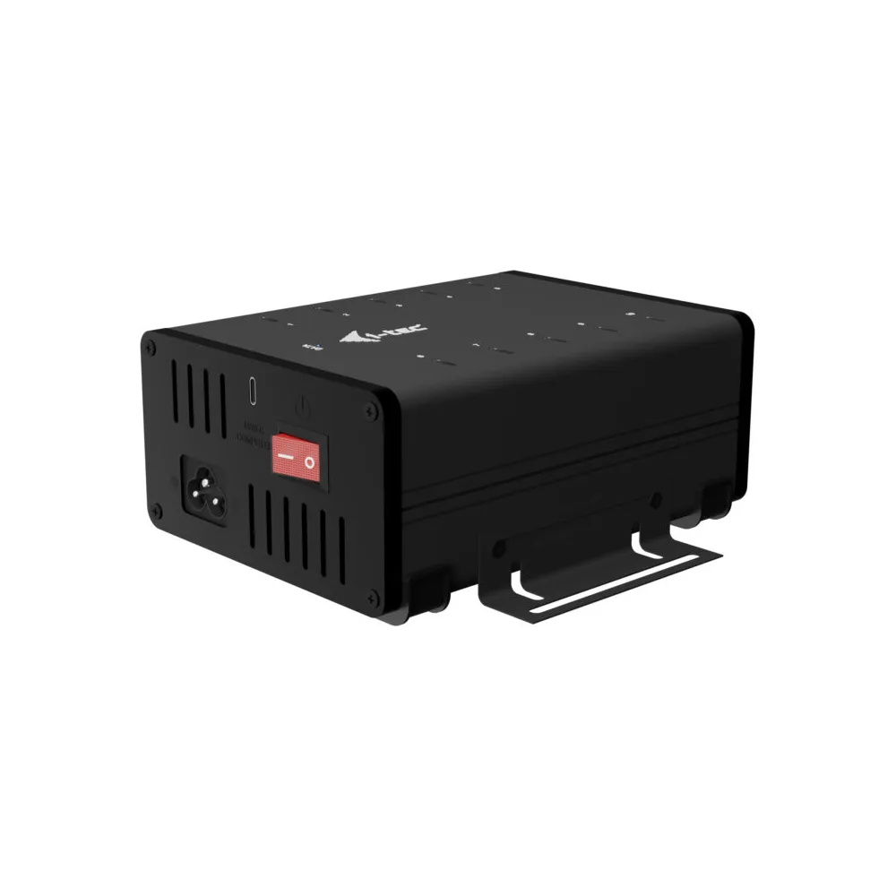 Ładowarka sieciowa i-tec USB-C/USB-A Metal Charging i data HUB CACHRGHUB10C - 15W per port, 10x USB-C, Czarny