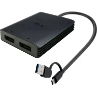 Adapter i-tec USB-A/USB-C Dual 4K/60 Hz DisplayPort Video Adapter CADUAL4KDP, DisplayLink, 2x DisplayPort | Sklep ITnes.pl, IT for BUSINESS