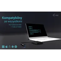 Adapter i-tec USB-A/USB-C Dual 4K/60 Hz DisplayPort Video Adapter CADUAL4KDP, DisplayLink, 2x DisplayPort | Sklep ITnes.pl, IT for BUSINESS