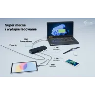 Stacja dokująca i-tec Thunderbolt 4 Intelligent Dual Display Docking Station TB4INTGDUAL4KDOCPD - PD 90W