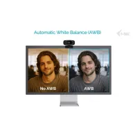 Kamera internetowa i-tec SOLOMON 300 4K Webcam CAMSOLOMON4K300 - CMOS (1/3"), 8.29 MP, 3840x2160 30 fps, Czarna