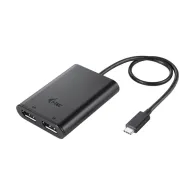 Adapter i-tec USB-C Dual 4K/60Hz DP Video Adapter C31DUAL4K60DP - USB-C (MST)