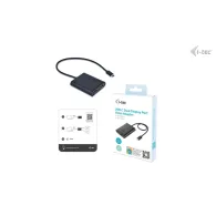 Adapter i-tec USB-C Dual 4K/60Hz DP Video Adapter C31DUAL4K60DP - USB-C (MST)