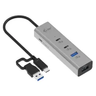 Hub USB i-tec Universal Charging Metal HUB CAHUBMETAL2A2CPD - 2x USB-C, 2x USB-A, Power Delivery 85W