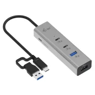 Hub USB i-tec Universal Charging Metal HUB CAHUBMETAL2A2CPD - 2x USB-C, 2x USB-A, Power Delivery 85W