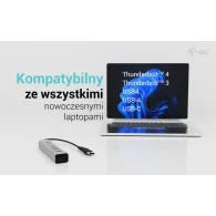 Hub USB i-tec USB-C/USB-A Charging Metal HUB 7 ports CAHUBMETAL7 - 3x USB-C, 4x USB-A