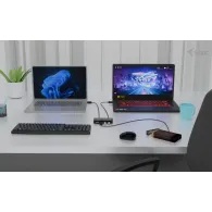 Hub USB i-tec Universal KVM HUB CAKVMHUB2A2C - 2x USB-C + 2x USB-A