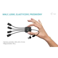 Hub USB i-tec USB-C/USB-A Cable HUB 4 port CACBLHUB2A2C - 2x USB-C, 2x USB-A