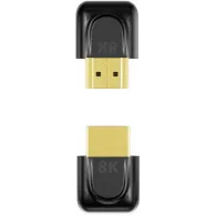 Adapter kątowy Unitek 8K HDMI 90 i 270 stopni A1046ABK03, HDMI 2.1, Czarny | Sklep ITnes.pl, IT for BUSINESS