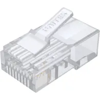 Wtyk sieciowy RJ45 Unitek RJ45 Cat.6 Pass-Through Connector OT1091ATP01 - kat.6, Przezroczysty