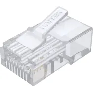 Wtyk sieciowy RJ45 Unitek RJ45 Cat.6 Pass-Through Connector OT1091ATP01 - kat.6, Przezroczysty