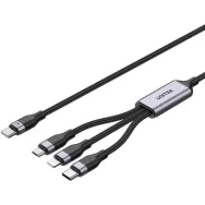 Kabel Unitek 3-in-1 USB-C to Lightning, USB-C, Micro USB Multi Charging Cable C14101AGY01-1.5M - zdjęcie poglądowe 8