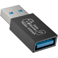 Adapter USB Unitek DataShield USB-A Data Blocker Adapter A1056ABK01, 10W (5V|2A), USB-A, Czarny | Sklep ITnes.pl, IT for BUSINESS