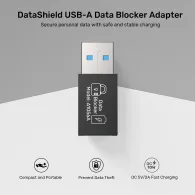 Adapter USB Unitek DataShield USB-A Data Blocker Adapter A1056ABK01, USB-A, Czarny | Sklep ITnes.pl, IT for BUSINESS