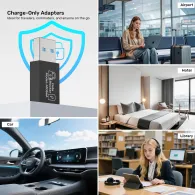 Adapter USB Unitek DataShield USB-A Data Blocker Adapter A1056ABK01, USB-A, Czarny | Sklep ITnes.pl, IT for BUSINESS