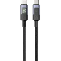 Kabel Unitek USB-C PD 60W 480Mbps z wyświetlaczem C14158ABK-2M, 2 m, USB 2.0, z oplotem, Czarny | Sklep ITnes.pl, IT for BUSINESS