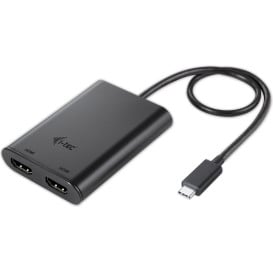 Adapter i-tec USB-C / HDMI x2 C31DUAL4KHDMI - Czarny